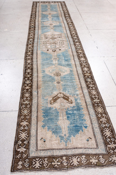 Antique NW Persian Runner Rug (2' x 14')